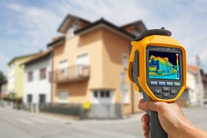 Recording Heat Loss at the House With Infrared Thermal Camera